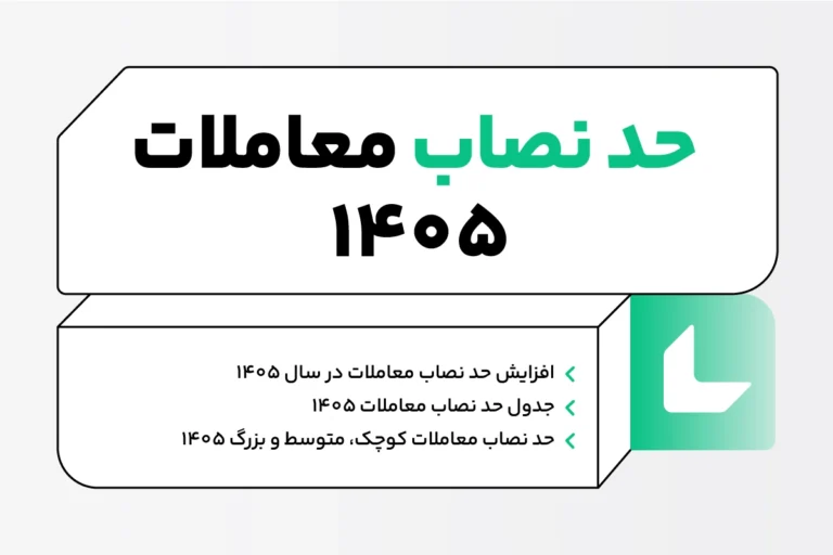 تعیین حد نصاب معاملات سال ۱۴۰۵